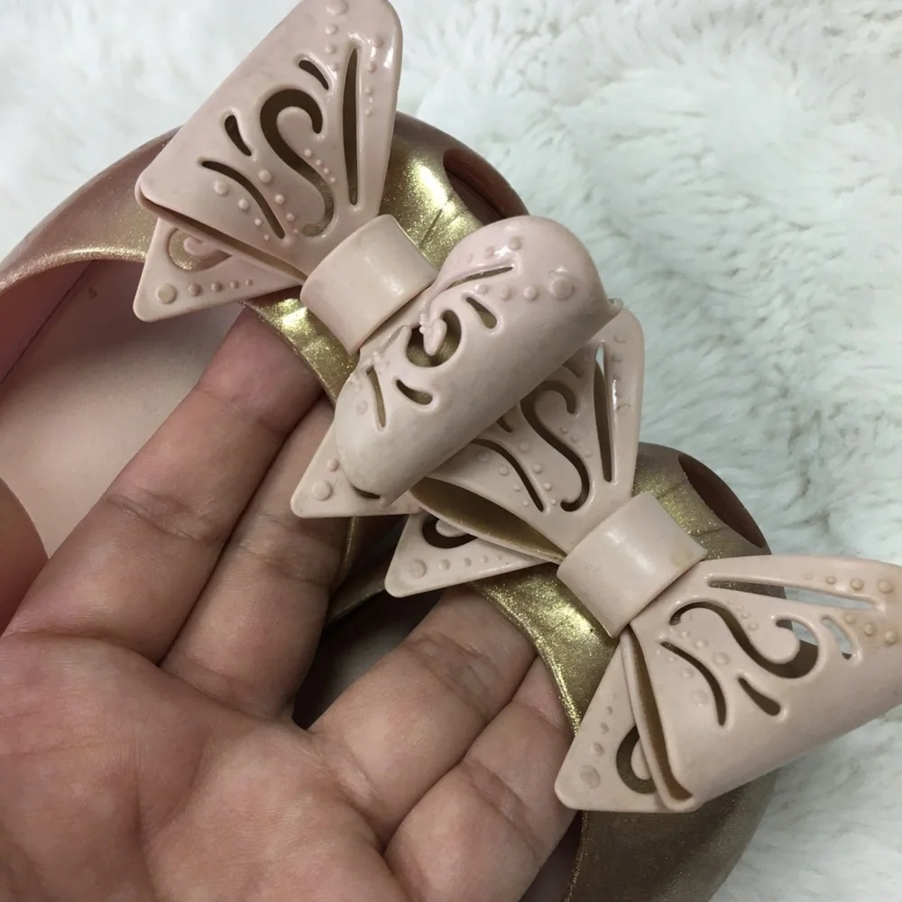 Mini Melissa Ultragirl Bow Mary Jane Shoes Size 9